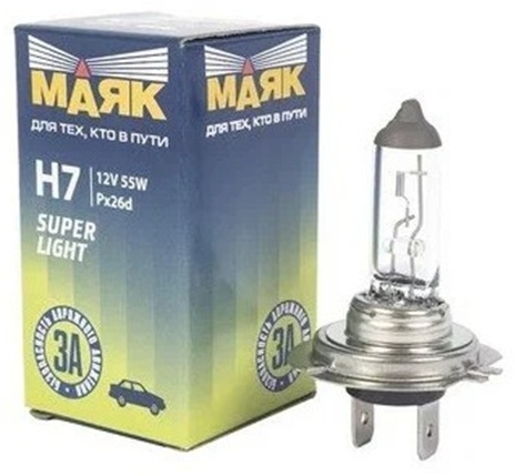 Галогеновая Лампа Маяк 52720 Н7 12-55 P26d купить,NaN