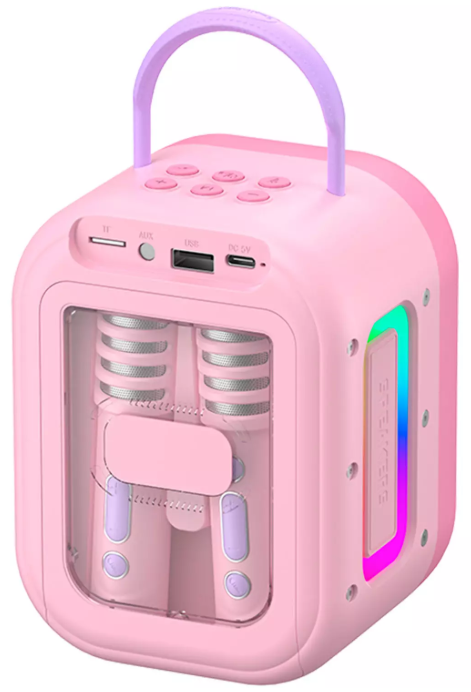 Портативная колонка TTEC VocalMate Child Karaoke Set 2BH18BP Balerina Pink