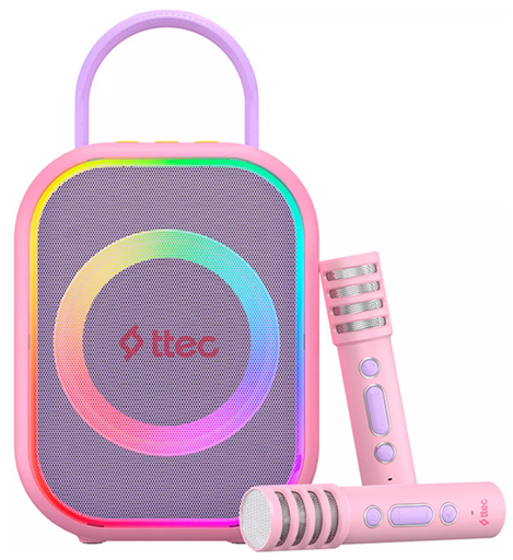 Портативная колонка TTEC VocalMate Child Karaoke Set 2BH18BP Balerina Pink