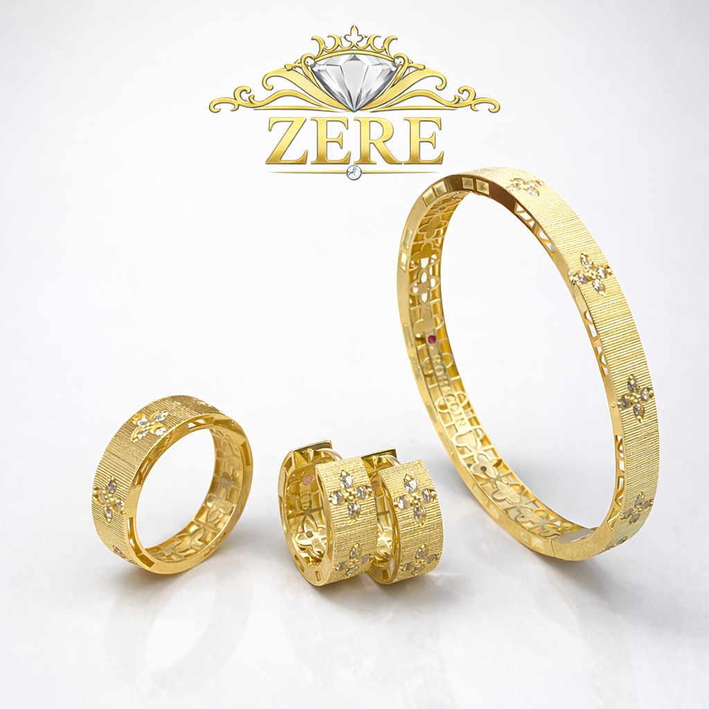 Комплект Zere ZR110302 золото 21.97гр 18р купить,2295890