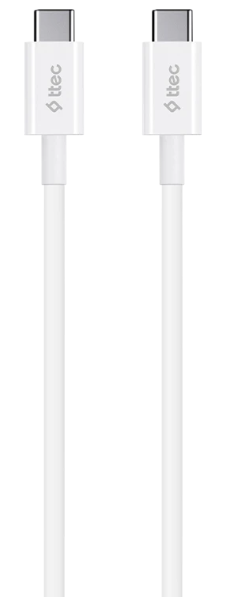 Кабель TTEC USB Type-C - USB Type-C 2DK36B 1.2м белый купить,NaN