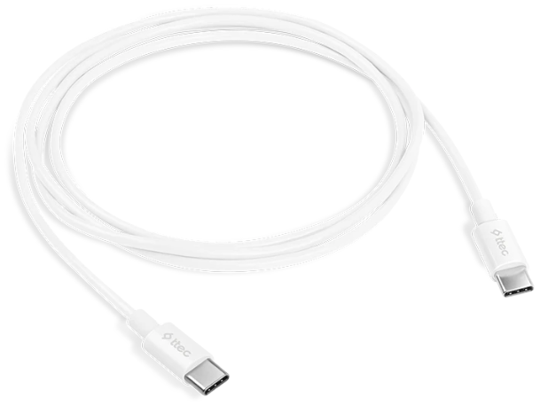 Кабель TTEC USB Type-C - USB Type-C 2DK36B 1.2м белый купить,NaN
