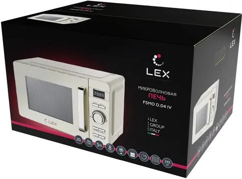 Микроволновая печь Lex FSMO D.04 IV бежевая купить,NaN