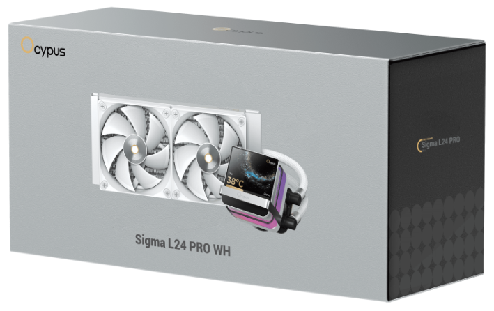 Кулер Ocypus Sigma L24 Pro WH2ANWL00P-GL белый купить,56107