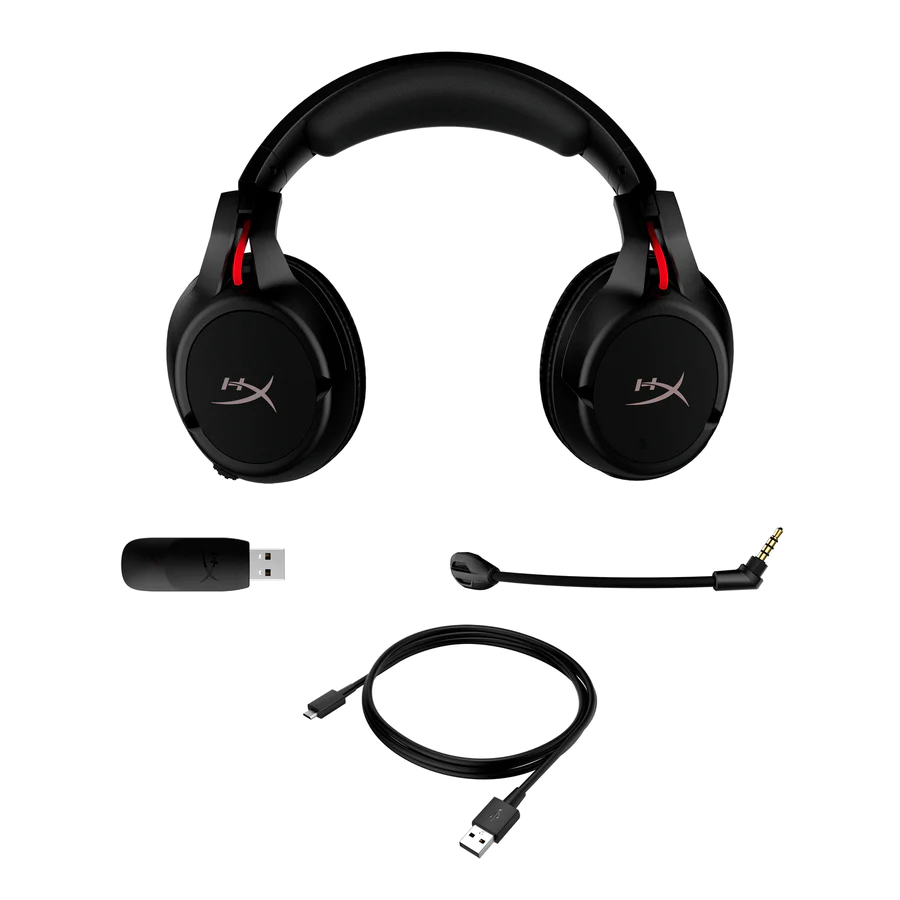 Наушники HyperX Cloud Flight Wireless Black-Red 4P5L4AM черные - ForteMarket Наушники HyperX Cloud Flight Wireless Black-Red 4P5L4AM черные купить,62440