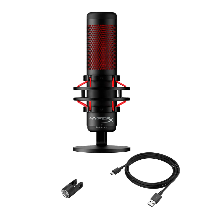 Микрофон HyperX QuadCast 4P5P6AA черный - ForteMarket Микрофон HyperX QuadCast 4P5P6AA черный купить,0
