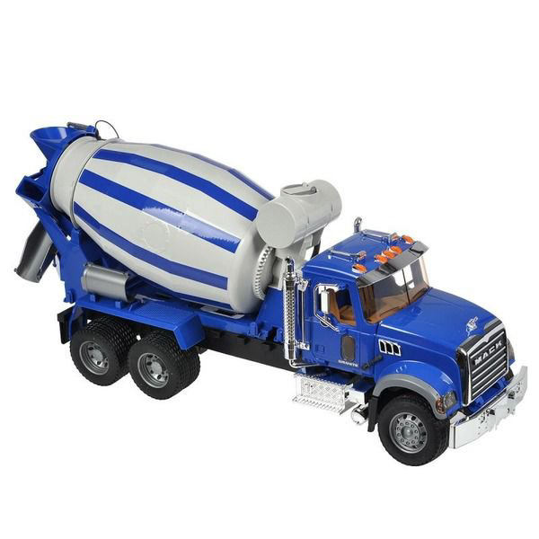 Машина Bruder Бетономешалка N MACK Granite Truck синяя купить,NaN