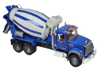 Машина Bruder Бетономешалка N MACK Granite Truck синяя купить,NaN