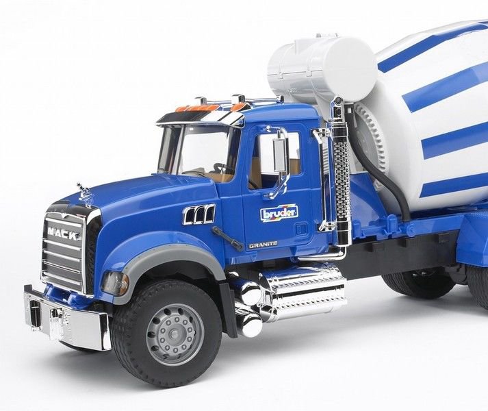 Машина Bruder Бетономешалка N MACK Granite Truck синяя купить,NaN