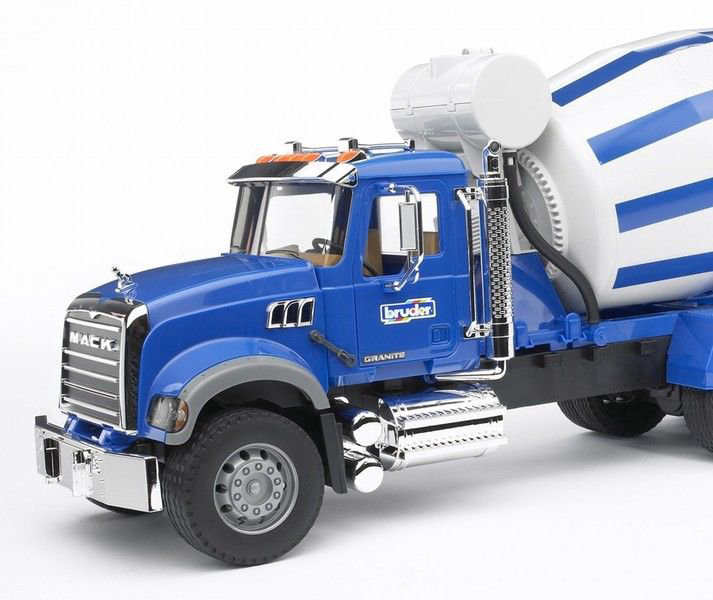 Машина Bruder Бетономешалка N MACK Granite Truck синяя купить,NaN