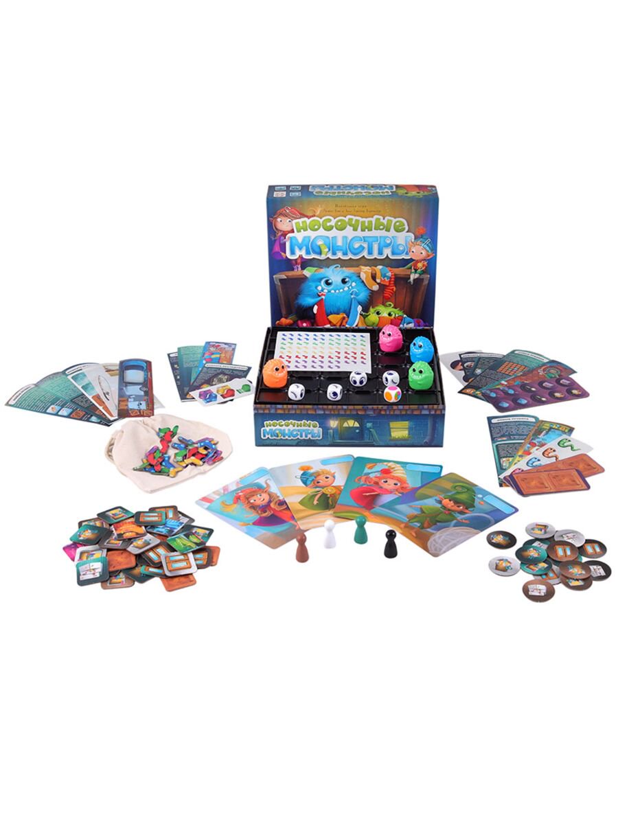 Настольная игра Стиль Жизни Носочные монстры - ForteMarket Настольная игра Стиль Жизни Носочные монстры купить,0