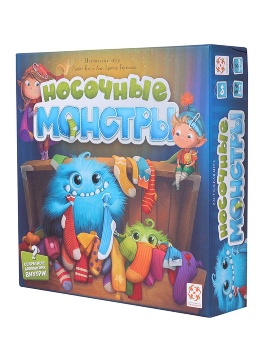 Настольная игра Стиль Жизни Носочные монстры - ForteMarket Настольная игра Стиль Жизни Носочные монстры купить,0