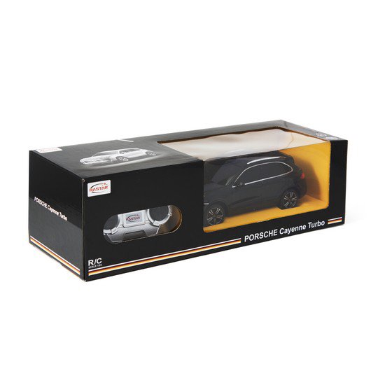 Радиоуправляемая машина Rastar 1:24 Porsche Cayenne Turbo 46100B черная купить,NaN
