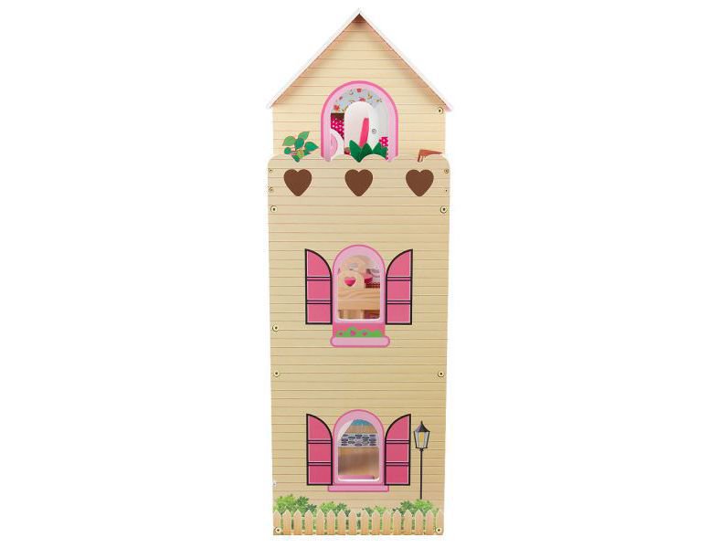 Дом для кукол Edufun EF4109 розовый купить,NaN