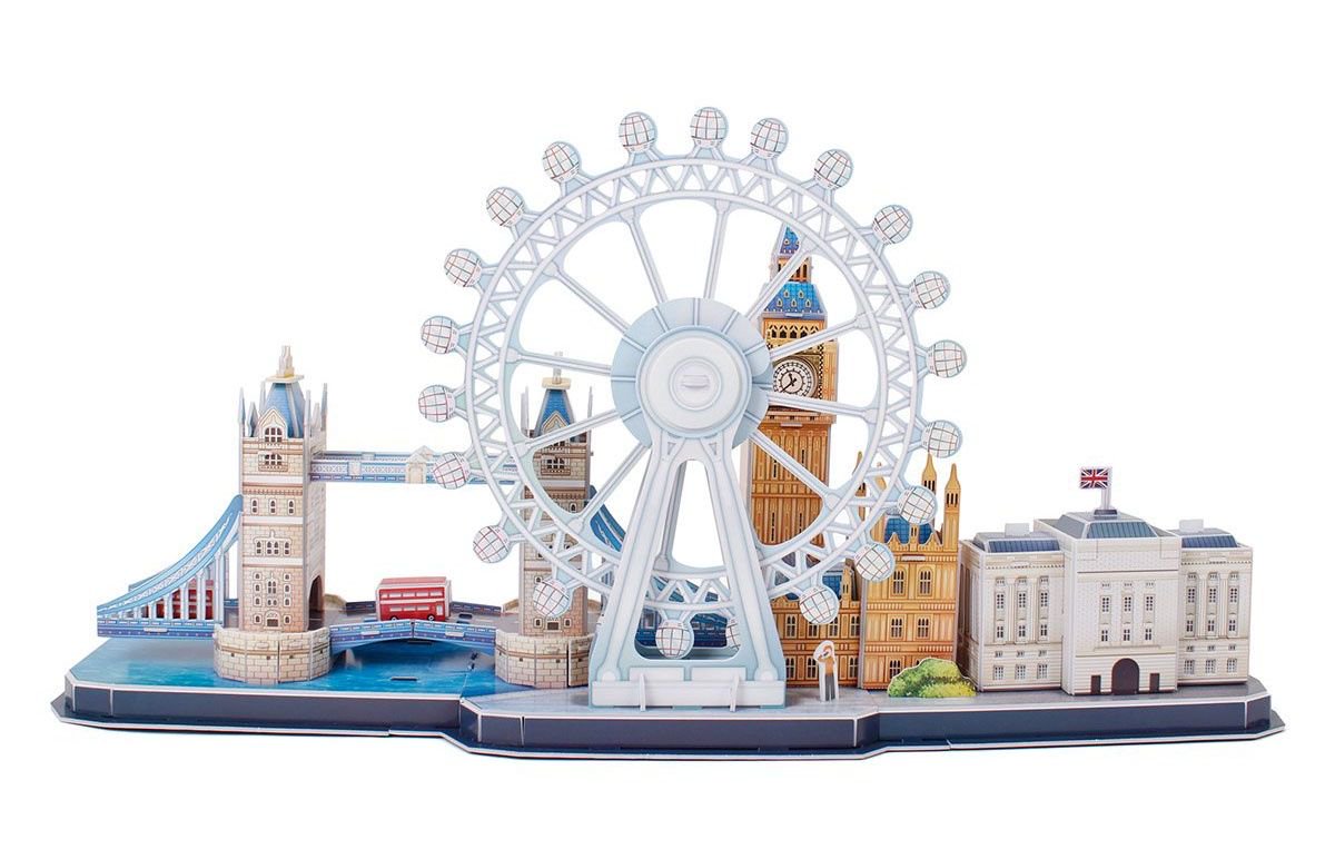 Пазл CubicFun 3D Достопримечательности Лондона купить,NaN