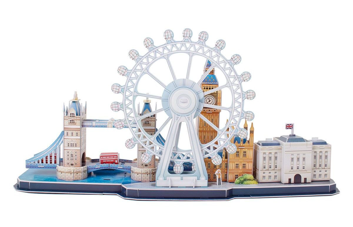 Пазл CubicFun 3D Достопримечательности Лондона купить,NaN