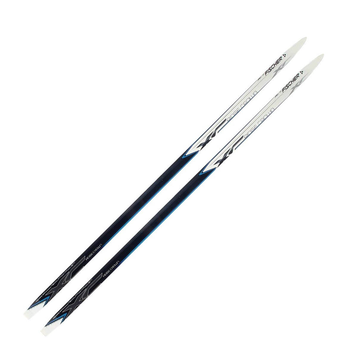 Лыжи беговые Fischer Ridge Crown 195 черно-белые купить,NaN