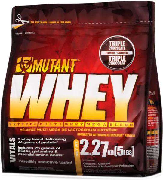 Протеин Mutant Whey тройной-шоколад 2.27кг