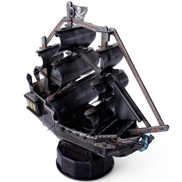 Пазл CubicFun 3D Корабль Месть королевы Анны T4035h