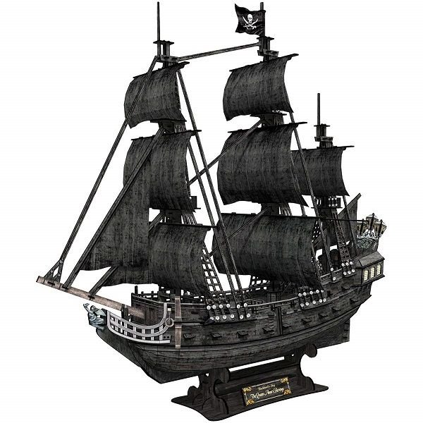 Пазл CubicFun 3D Корабль Месть королевы Анны T4018h купить,NaN
