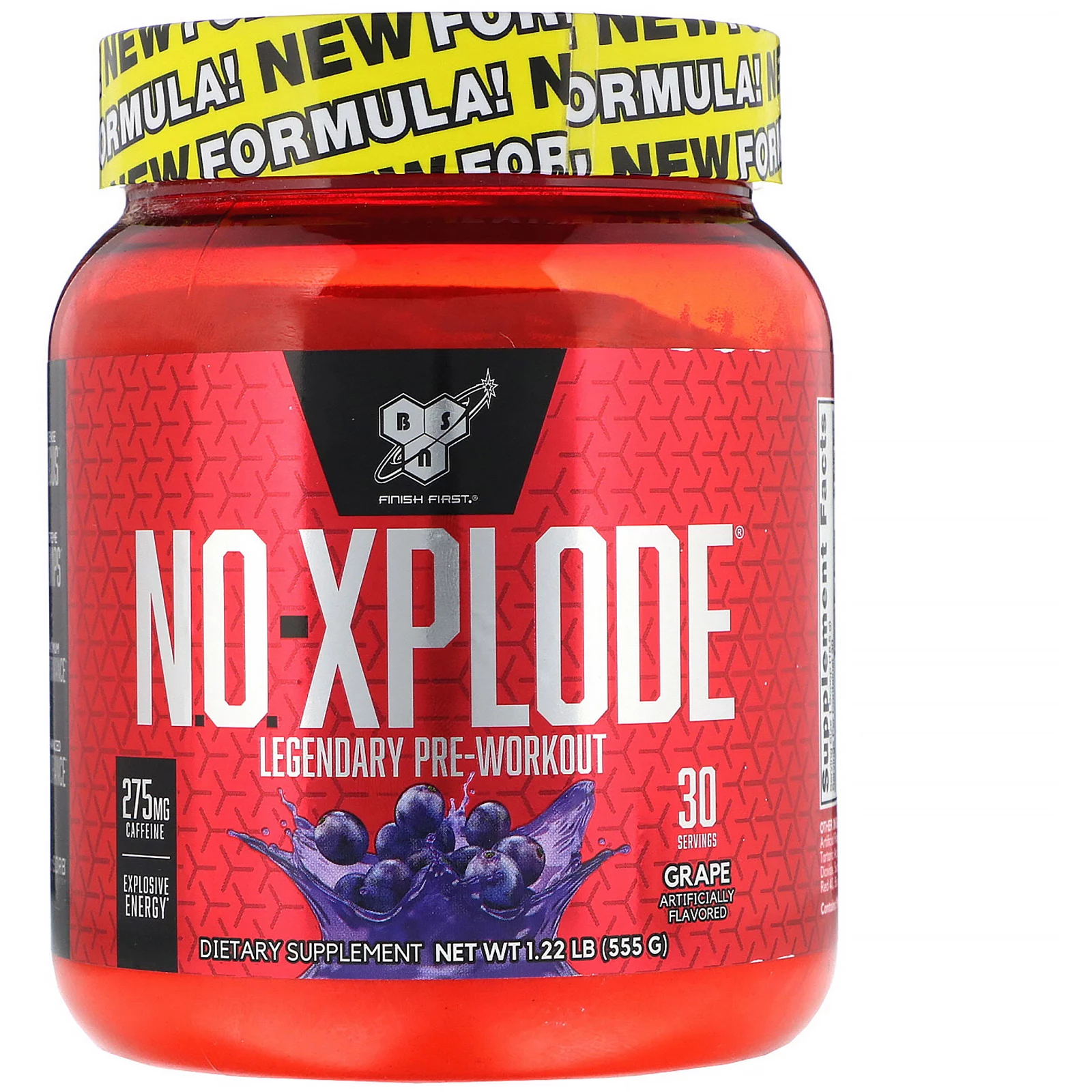 Энергетик BSN N.O. Xplode 3.0 виноградный 555гр купить,NaN