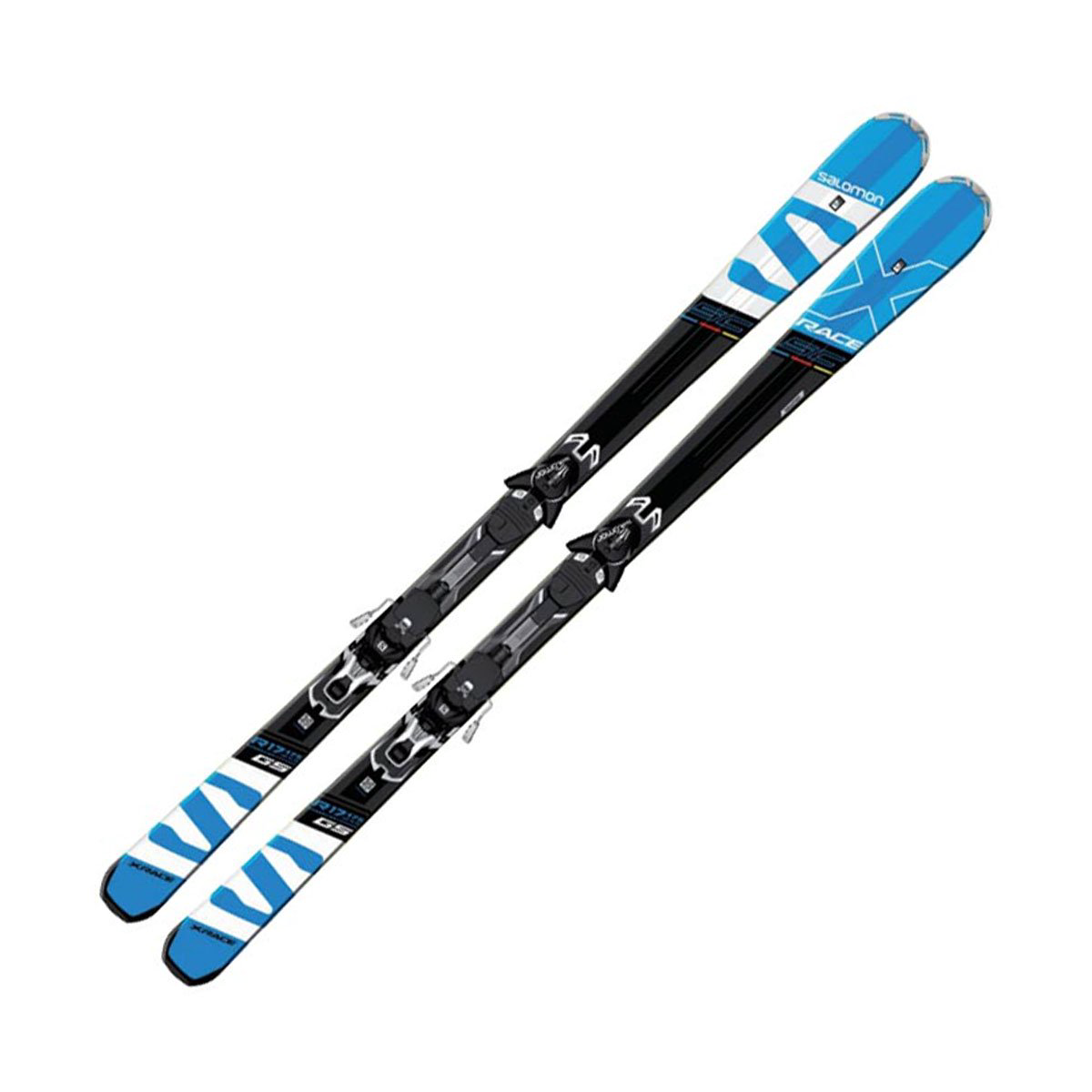 Лыжи Salomon M X-Race Sc + M XT12 C90 170 черно-синие купить,NaN