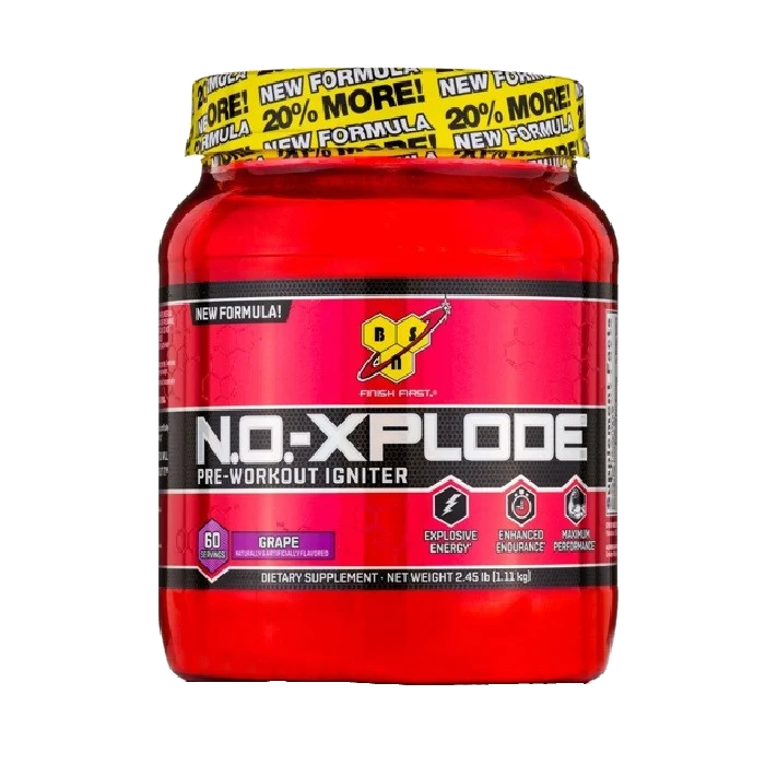 Энергетик BSN N.O. Xplode 3.0 виноградный 555гр купить,NaN