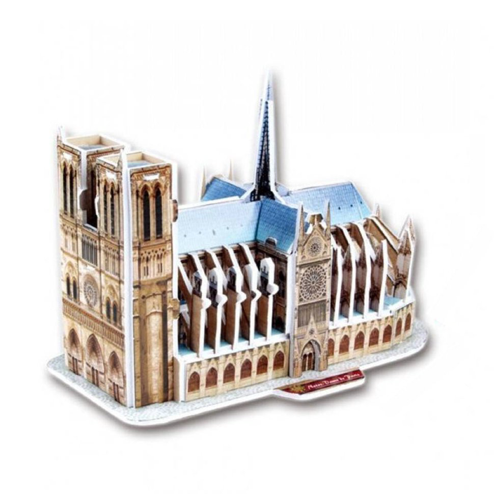 Пазлы Cubic Fun 3D Нотрдам де Пари Франция S3012 39 элементов купить,NaN