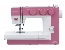 Швейная машина Janome 1522PG Anniversary Edition бело-розовая