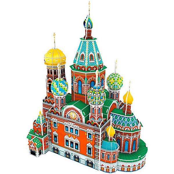 Пазл CubicFun 3D Собор Воскресения Христова Россия C206h купить,NaN