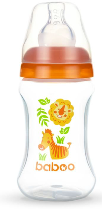 Бутылочка Baboo Safari 150мл оранжевая  купить,NaN