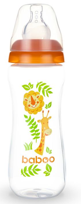 Бутылочка Baboo Safari 240мл оранжевая  купить,NaN