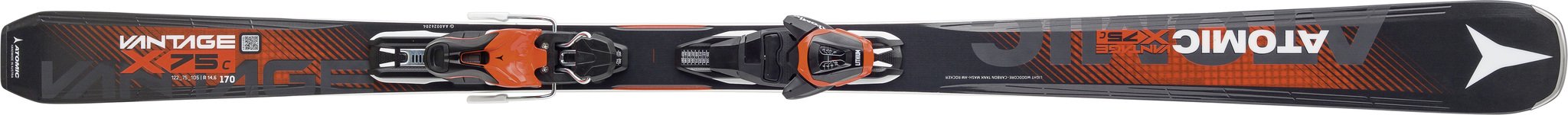 Лыжи Atomic Vantage X75 C- E Lithium 10 177 красно-черные купить,NaN