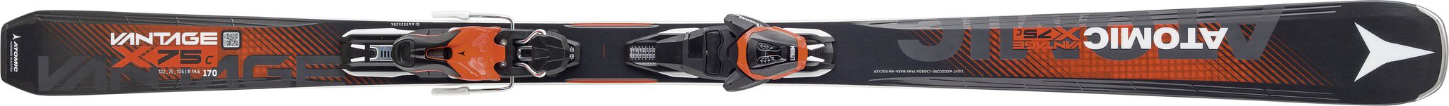 Лыжи Atomic Vantage X75 C- E Lithium 10 177 красно-черные купить,NaN