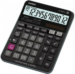 Калькулятор Casio DJ-120DPLUS-W-EP черный