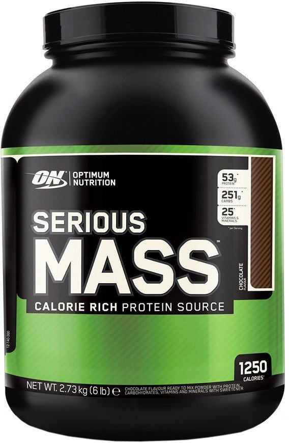 Гейнер Optimum Nutrition Serious Mass шоколадный 2.7кг