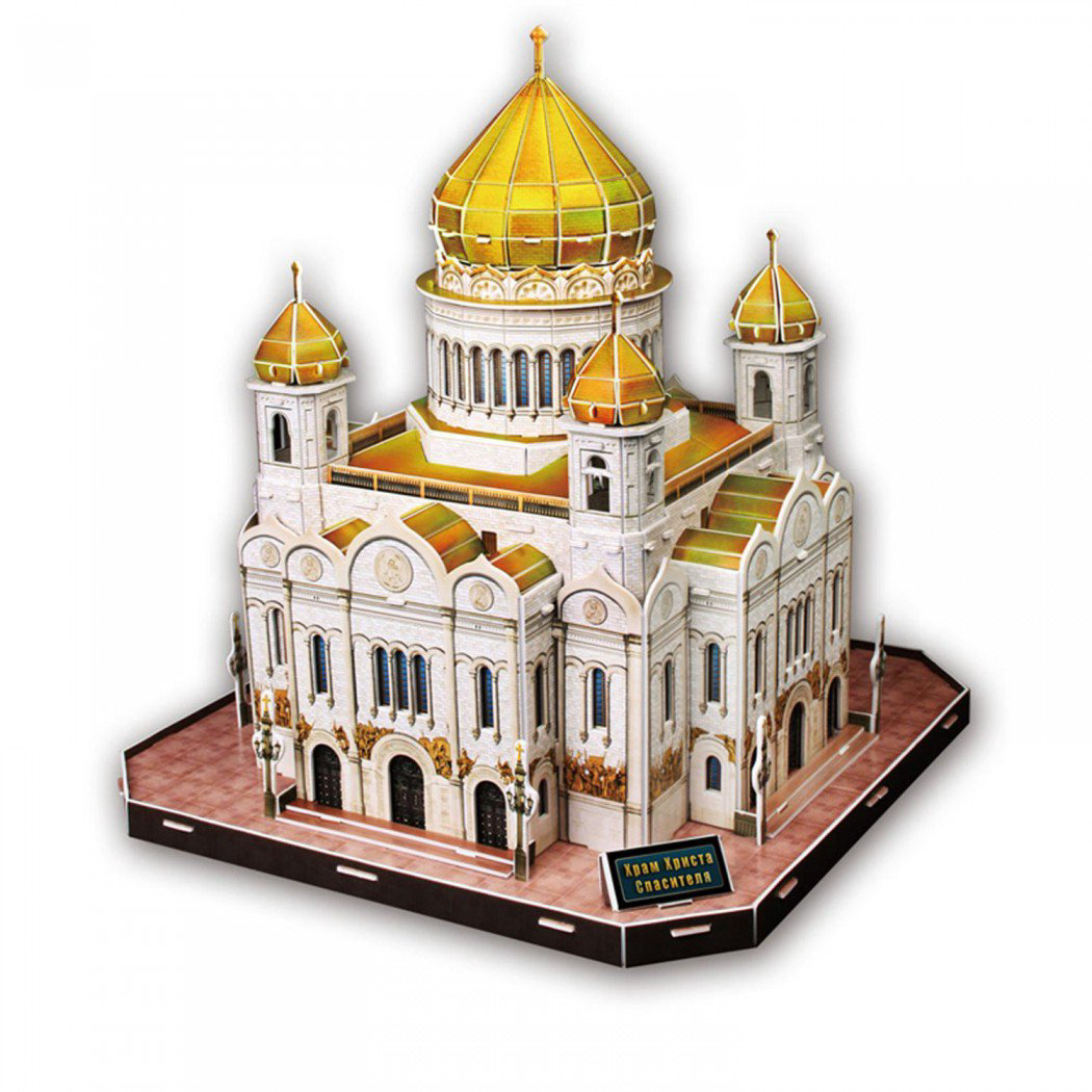 Пазл CubicFun 3D Храм Христа Спасителя Россия C205h купить,NaN