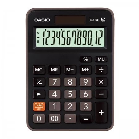 Калькулятор Casio MX-12B-W-EC черный купить,3309
