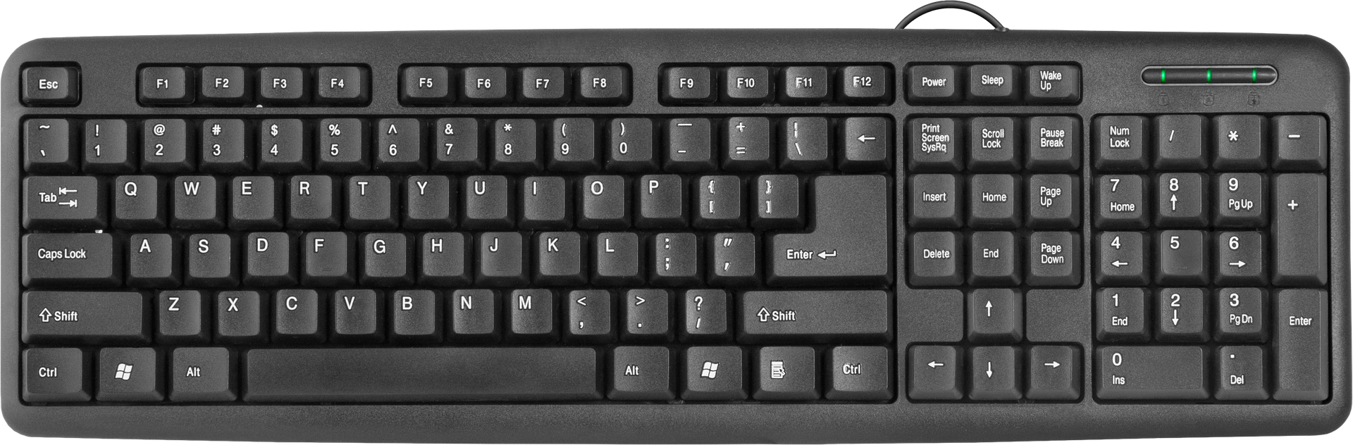 Клавиатура Defender HB-420 RU черная