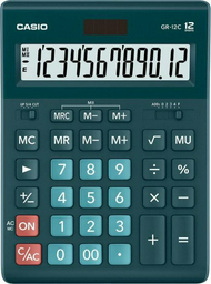 Калькулятор Casio GR-12C-DG-W-EP зеленый  
