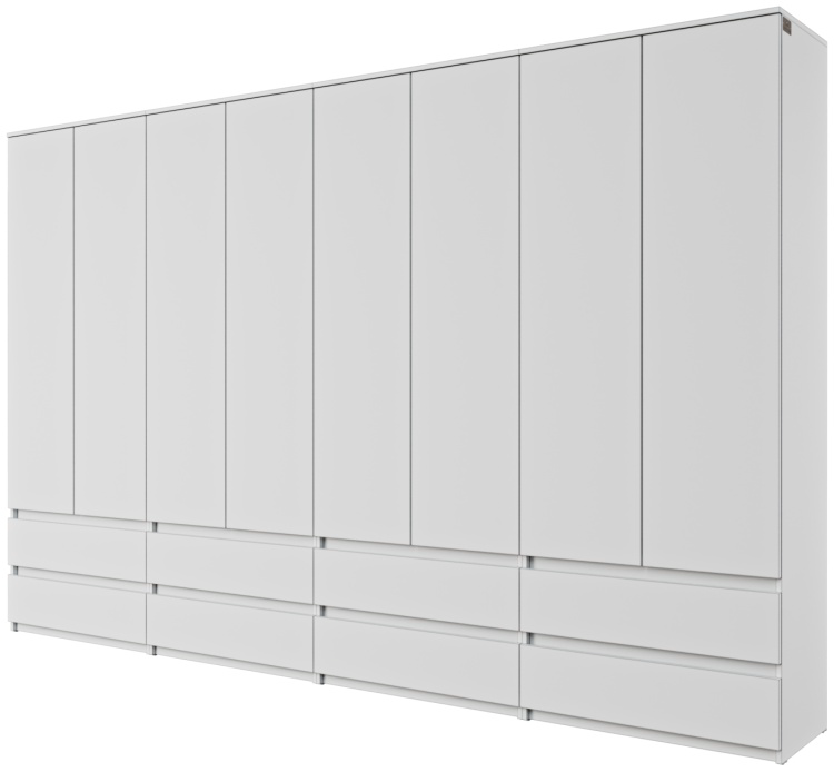 Комплект шкафов Мебель Азии Мори 205.2х80.1х44.4см белый - ForteMarket Комплект шкафов Мебель Азии Мори 205.2х80.1х44.4см белый купить,234990