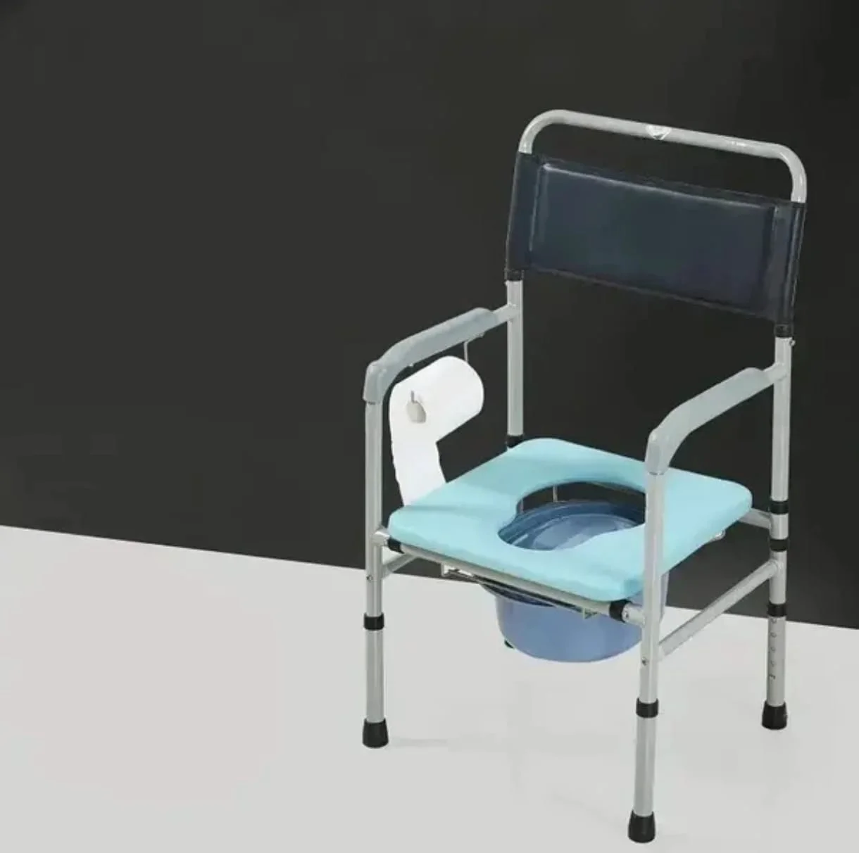 Кресло-туалет Wellamart 4893 синее - ForteMarket Кресло-туалет Wellamart 4893 синее купить,0