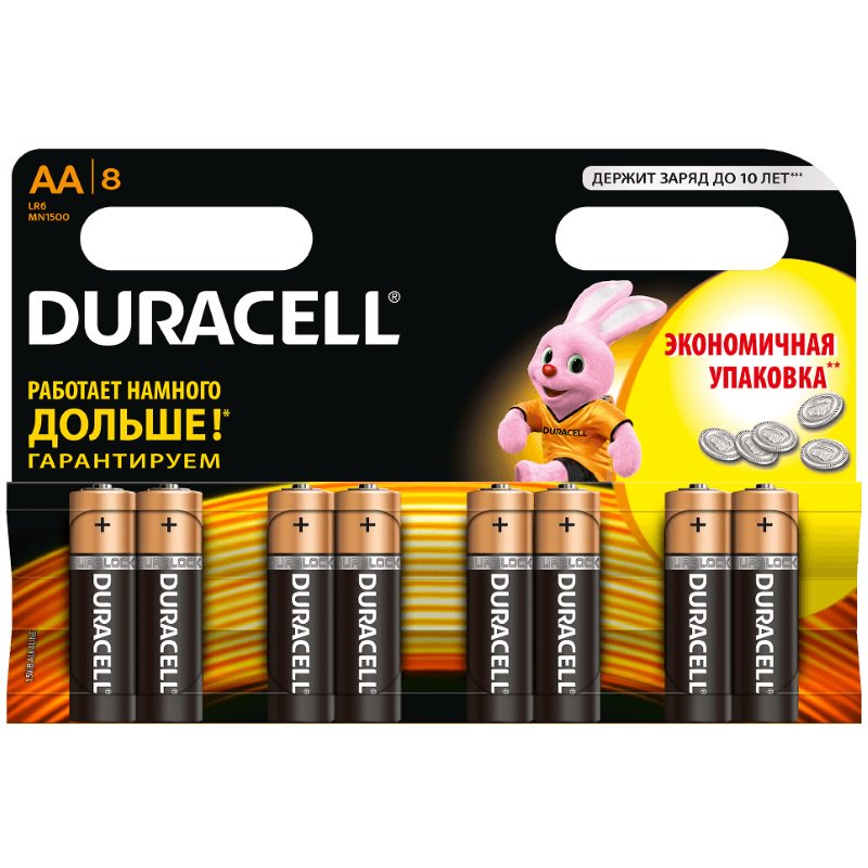 Батарейка Duracell Basic AA 8шт