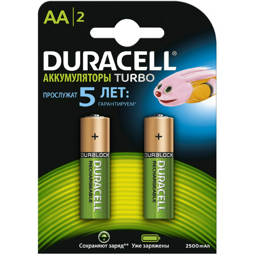 Батарейка Duracell 2500Mah AAx2