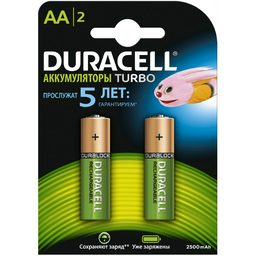 Батарейка Duracell 2500Mah AAx2