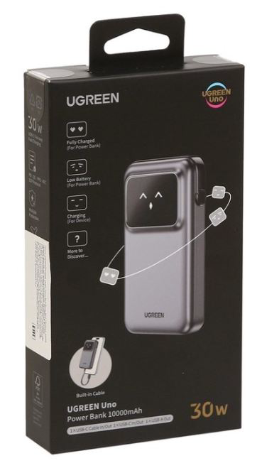 Внешний аккумулятор Ugreen Fast Charging PB511 5603B 10000mAh Gray купить,22432