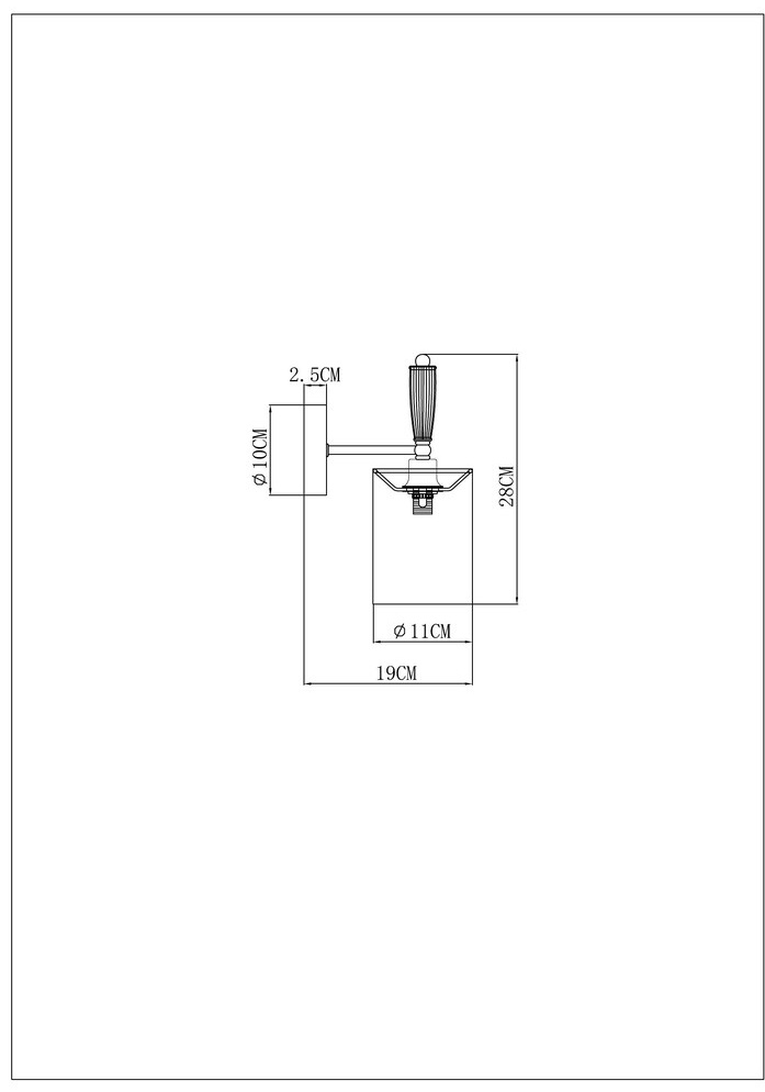 Бра Arte Lamp Waverley A4102AP-1PB купить,NaN