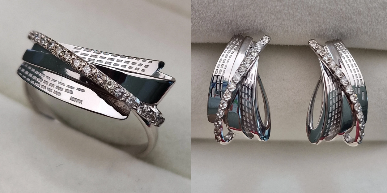 Комплект Deimantas 102782516 0,152ct 0,22ct. купить,NaN