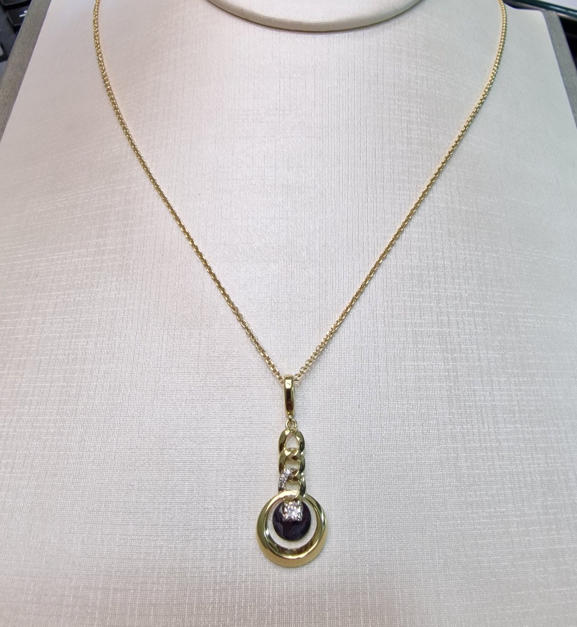 Колье Deimantas 102764957 50см 2гр 0,112ct. купить,NaN