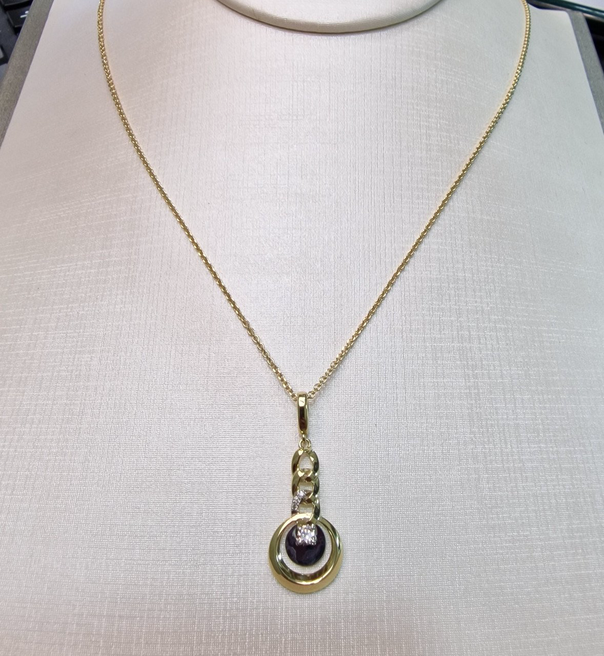Колье Deimantas 102764957 50см 2гр 0,112ct. купить,NaN